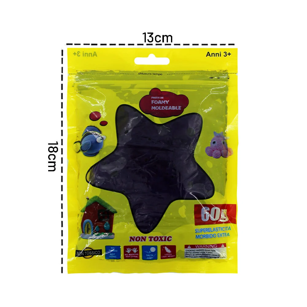 Foamy moldeable 60g, variedad de colores...
