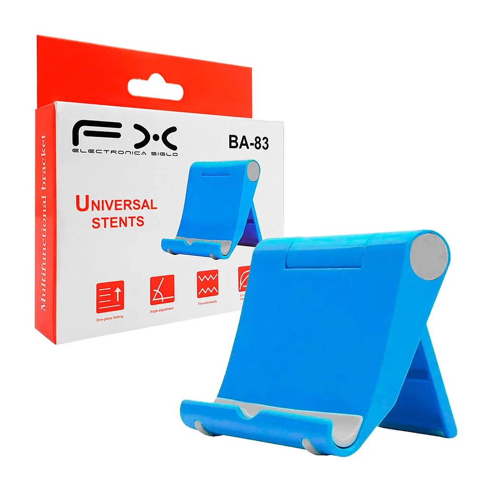 Soporte universal para celular de plástico, plegable y bicolor / universal stents / xz-6124 / s059 / ba-83
