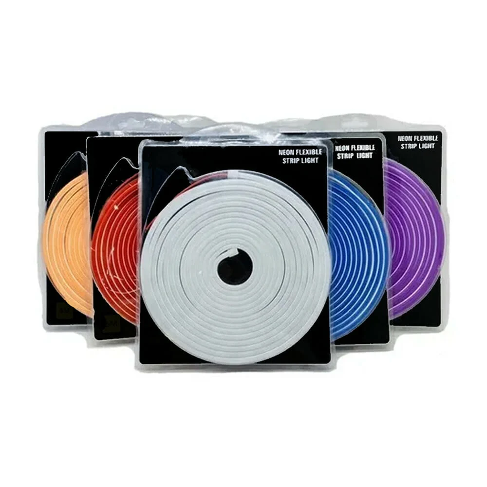 Tira flexible neón de 5mt con ip20 para interior, variedad de colores / strip light / znd-01