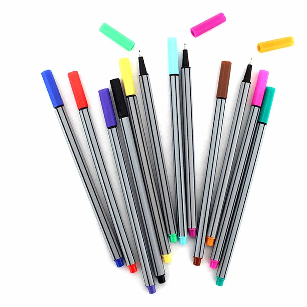 Blíster 12pzas plumones de colores / c-...