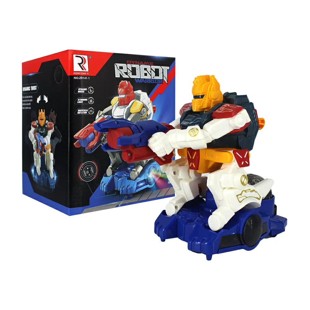 Robot de movimiento con luces de colores y música, variedad de colores / s-01 / zr141-1 / uq-j039-105