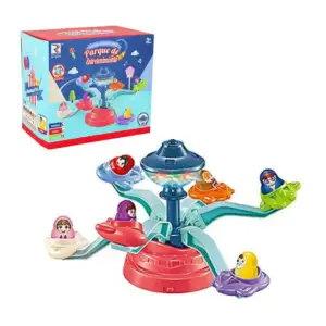 Juego avión giratorio tipo parque de diversiones con luz y sonido / z…