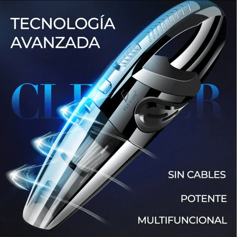 Aspiradora Manual Para Automóvil Y Hogar Recargable y Portátil
