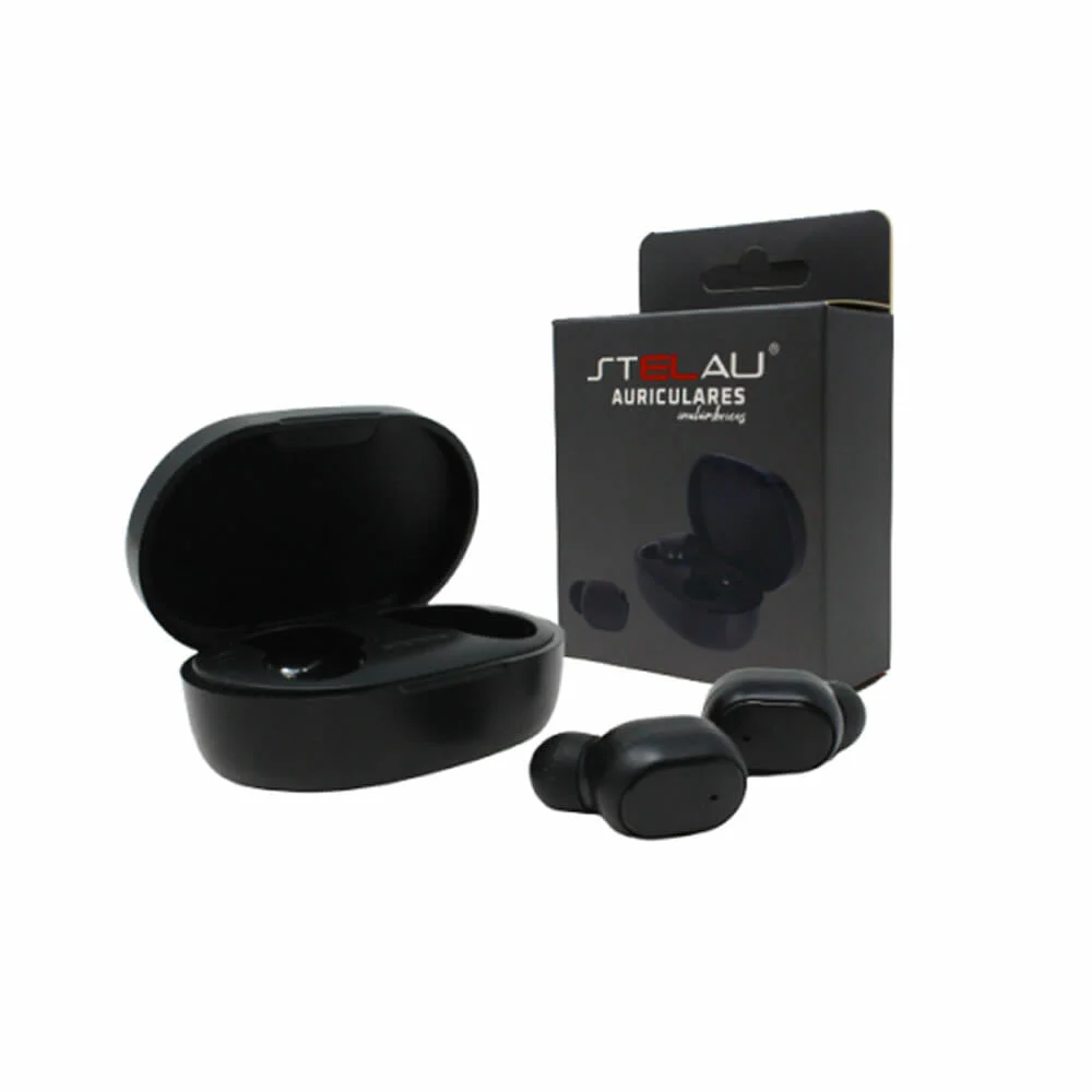 Audífonos inalámbricos + estuche de carga, stelau aut112