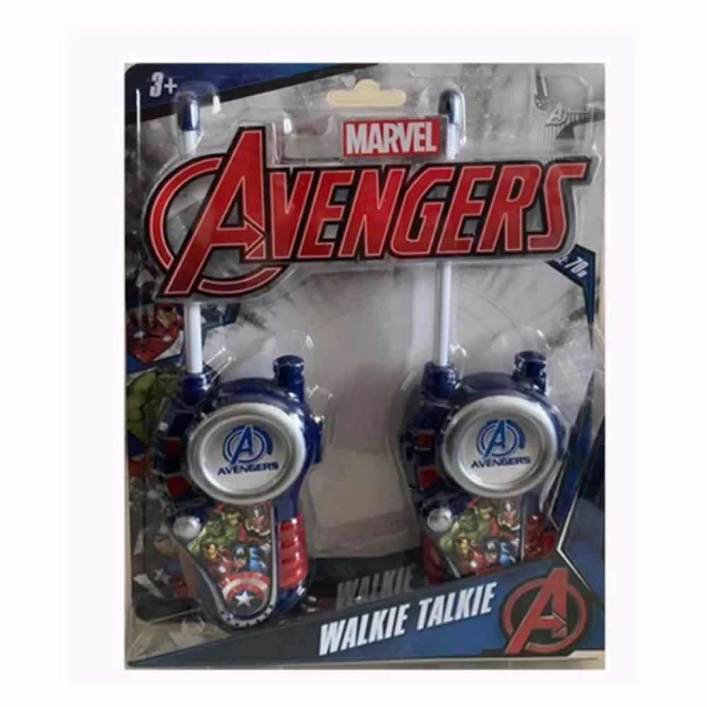 Paquete 2 walkie talkie infantil avengers, 100m distancia