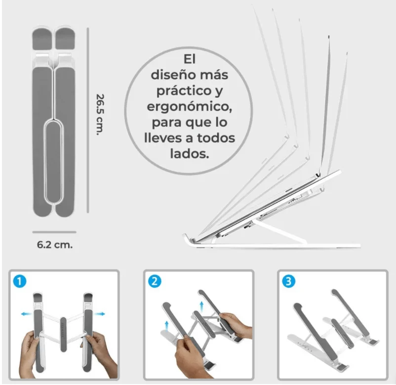 bases para laptop diseño 