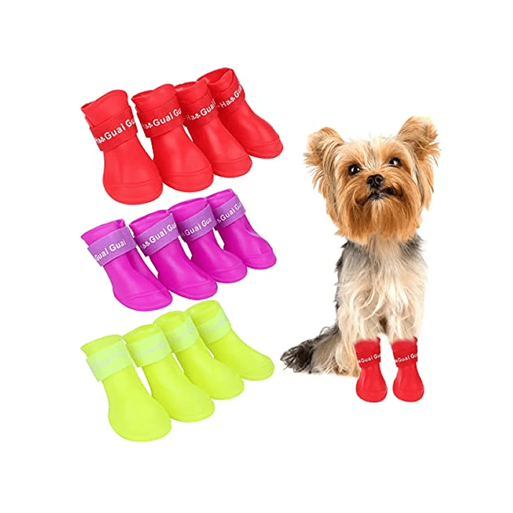 Botas de silicona para perro, variedad d...