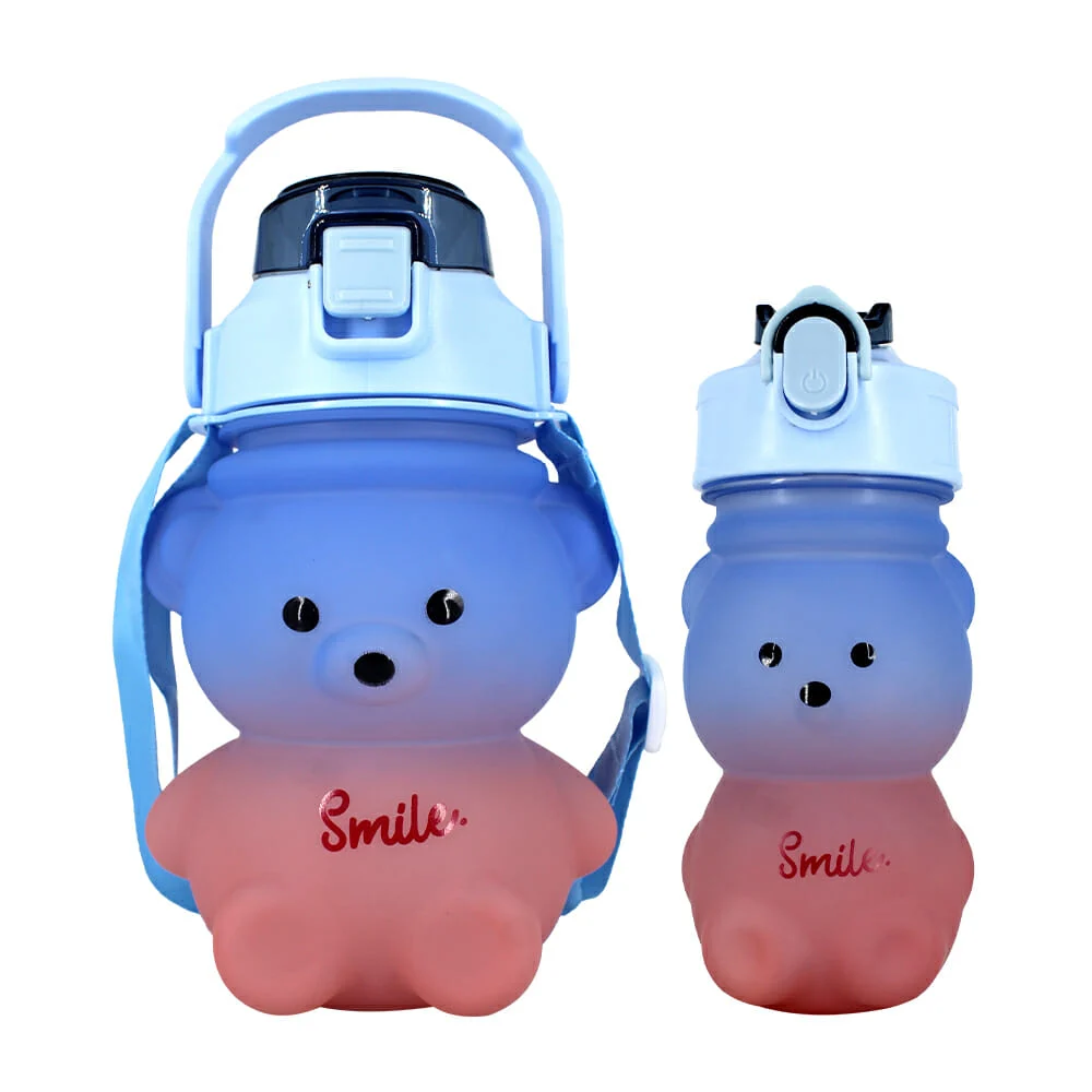 Juego de 2 botellas bicolor en forma de ...