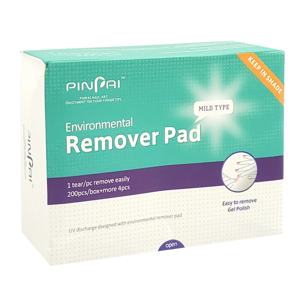 Caja con paquetes de 2 parches removedor...