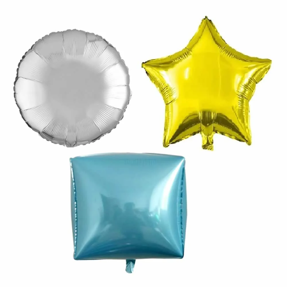 1pza Globo metálico 18″ variedad de modelos c-1