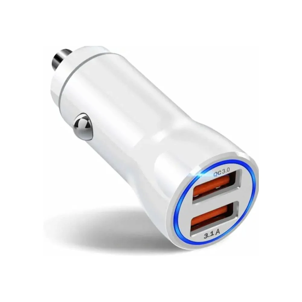 Cargador de auto de 2 entradas usb ch-c2