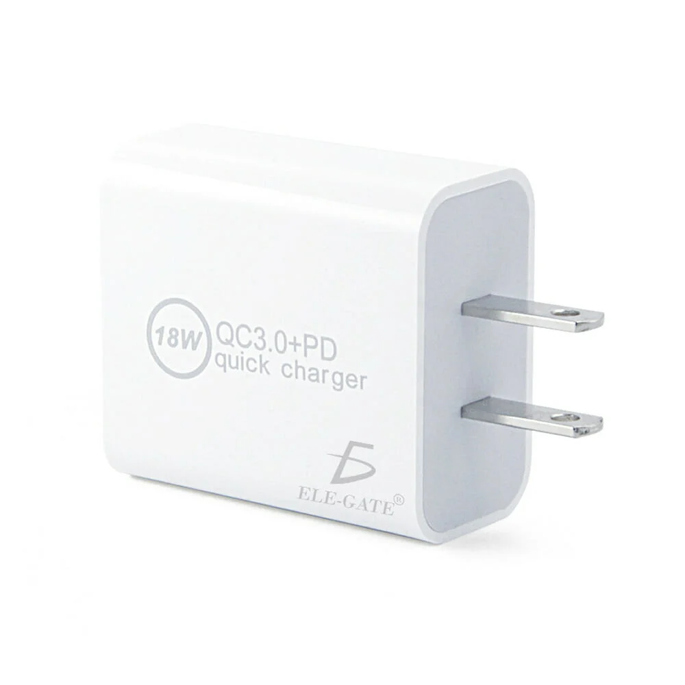 Cubo cargador de 18w con 2 entradas, usb...