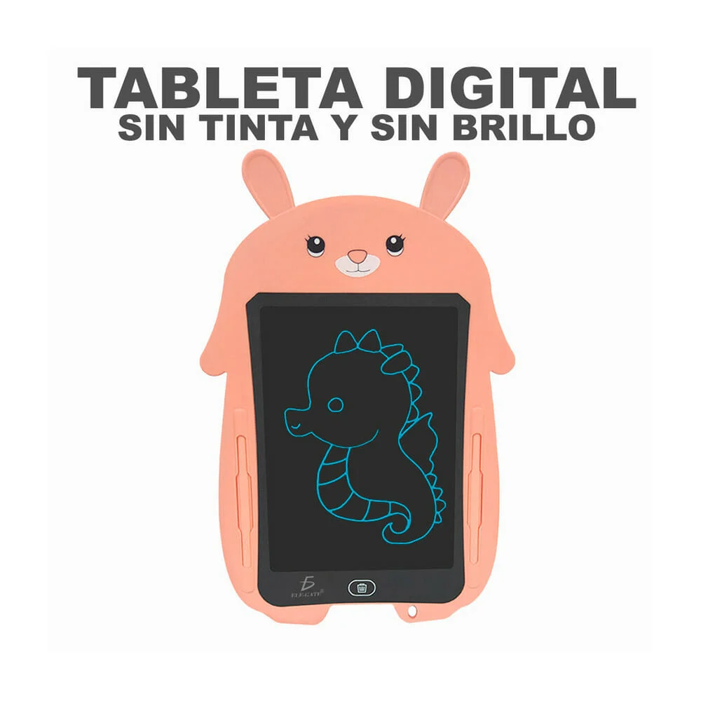 Tableta digital / pizarrón mágico con diseño de conejo 8.5 pulgadas / con.93.conejo