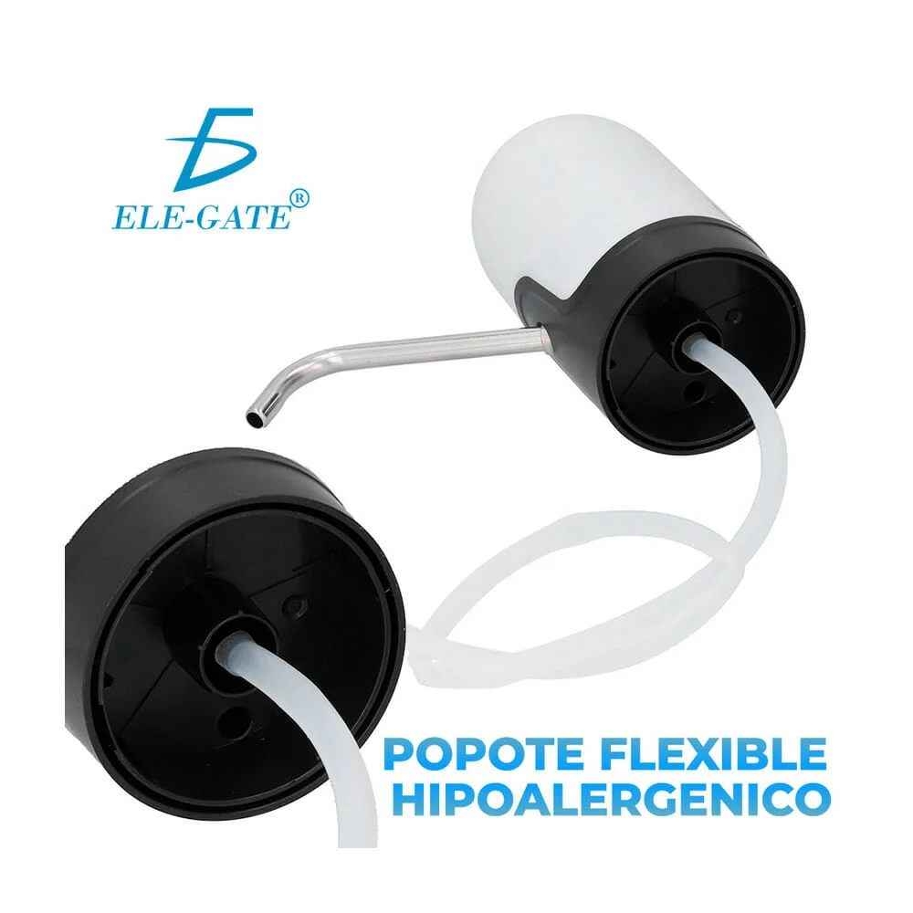 Dispensador eléctrico de agua, recargable por usb / con.96
