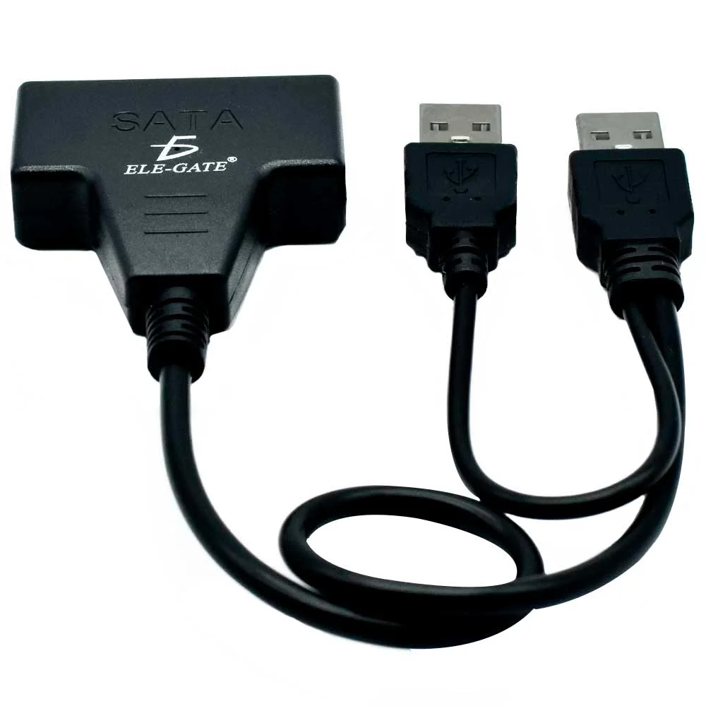 Cable adaptador de sata a usb 2.0, con d...