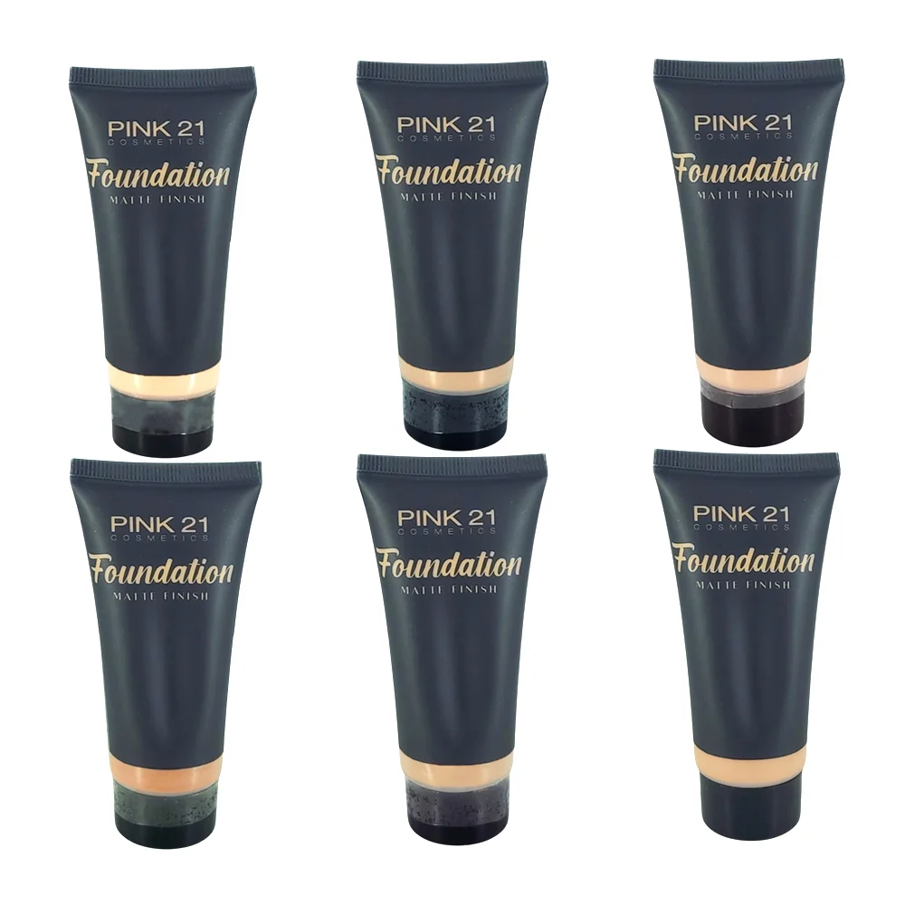 1pza base de maquillaje líquida con acabado mate, 39ml, variedad de tonos / cs2499 / fundation matte finish / pink 21