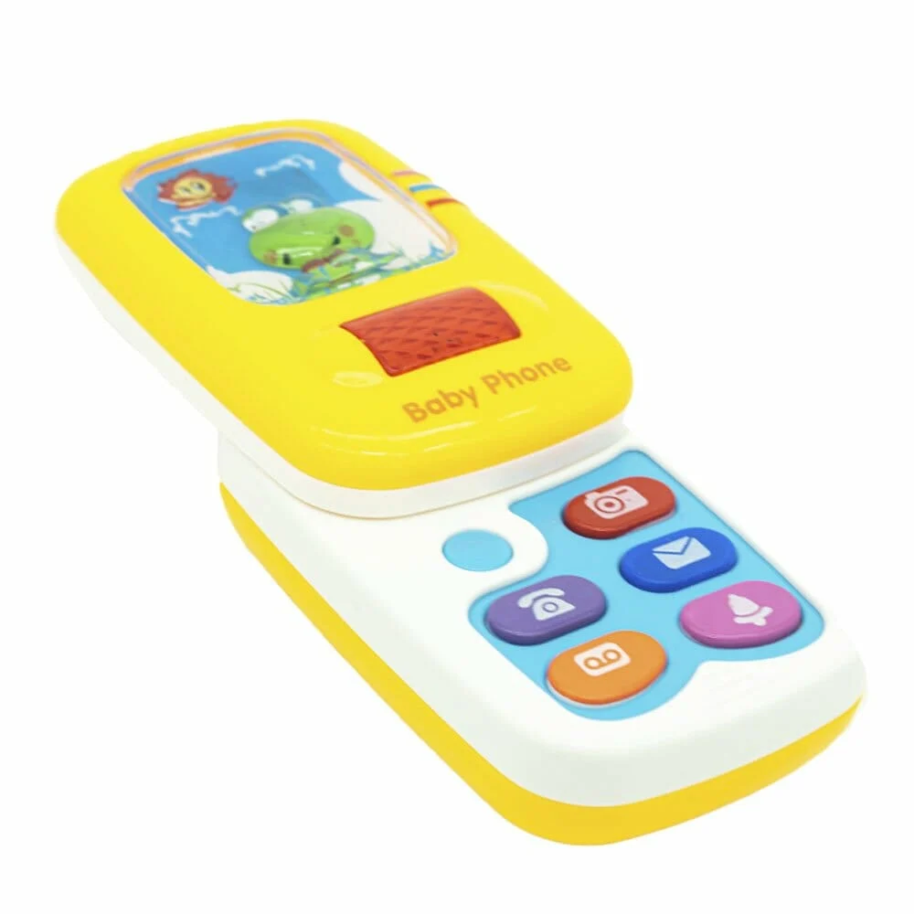 Celular musical de jugute con luces y sonido / music mobile rana / cy1013-2