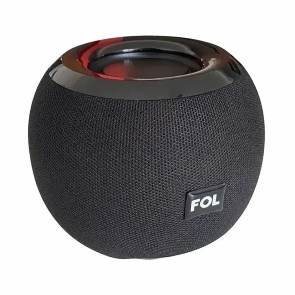 Mini bocina bluetooth fol portátil ovalada 2.5, variedad de colores e15