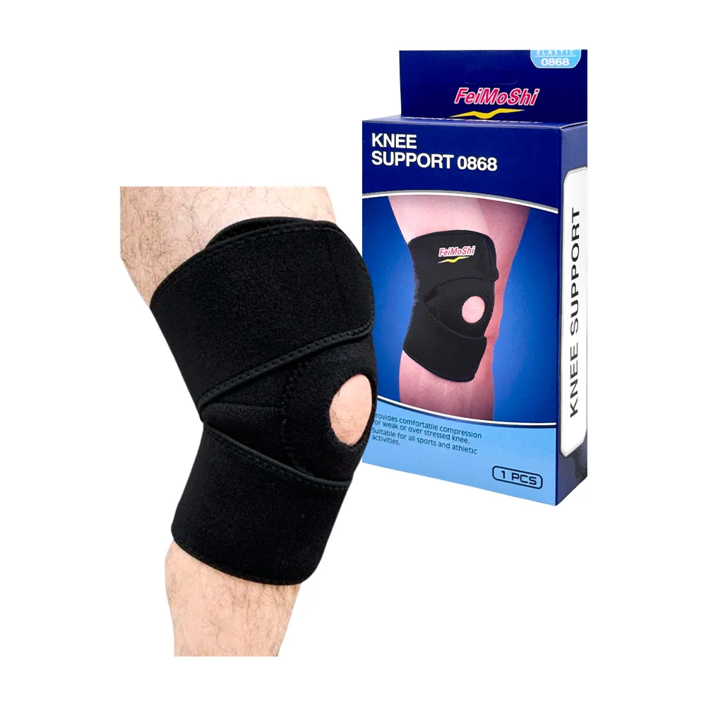 Rodillera de compresión ortopédica ajustable / knee support 0868