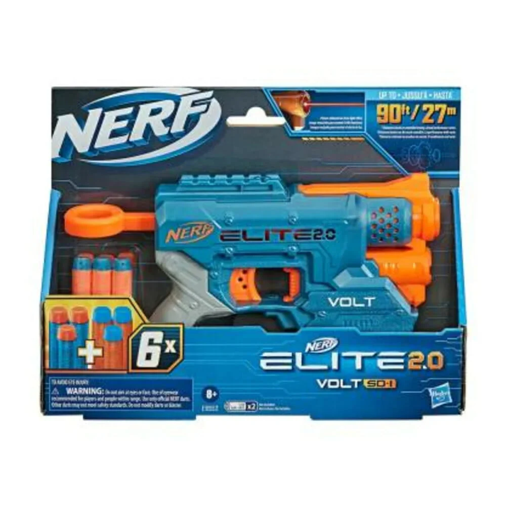 Pistola nerf elite 2.0 versión volt sd....