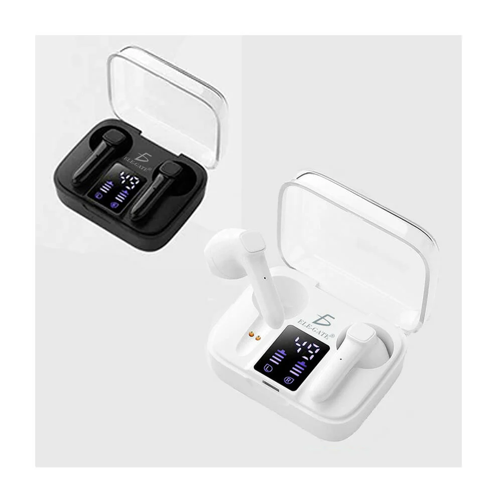 Audífonos inalámbricos bluetooth ele-gate con sensor touch y estuche indicador de carga, variedad de colores / ear.bt.j60
