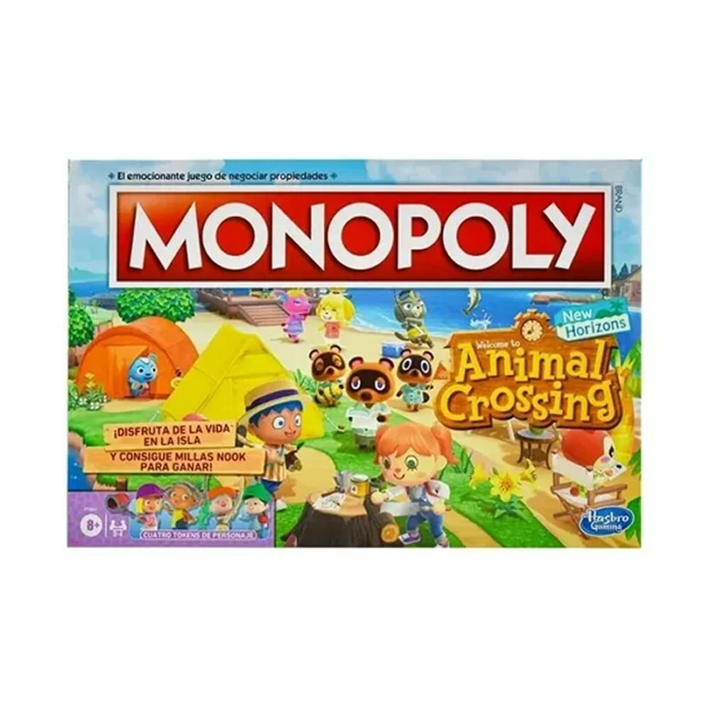 Juego de mesa, monopoly edición animal crossing, variedad de accesorios / f1661