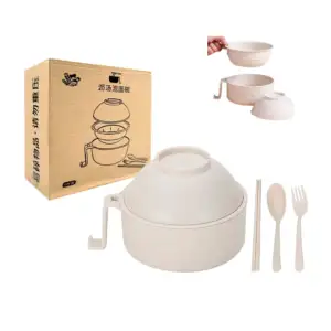 Molde montable de plástico con plato, colador y utensilios, colores v…