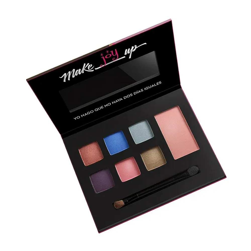 Kit de maquillaje bissú con 6 sombras y 1 rubor para ocasión de fin de semana / 311040