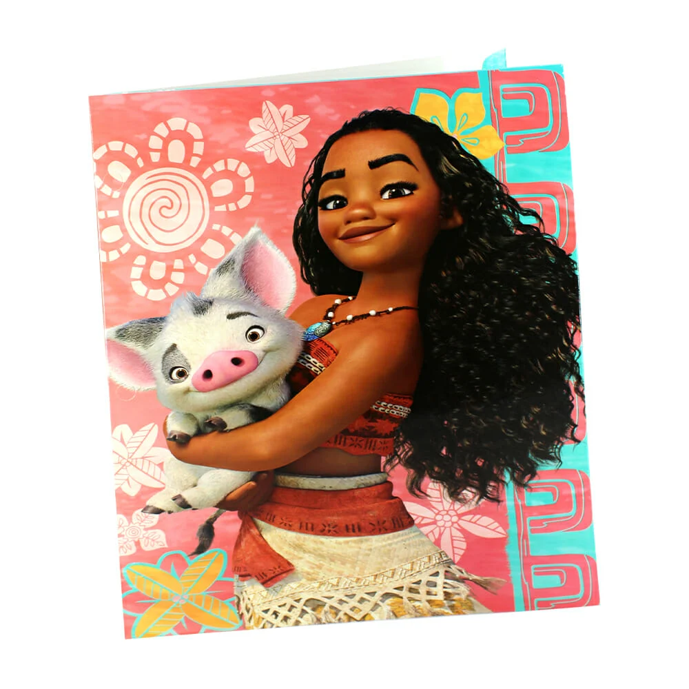 1pza Folder / carpeta con diseño de moana 600-754b