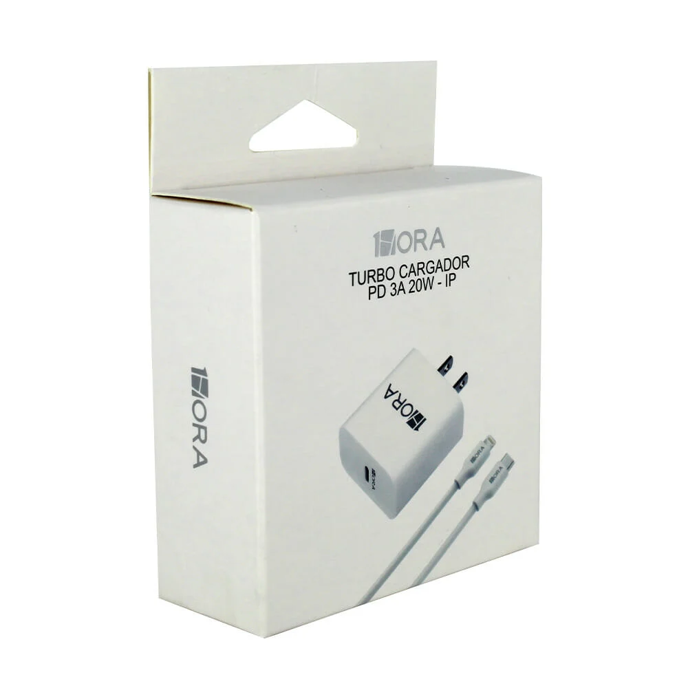 Turbo cargador 1hora con entrada lightning iphone para carga 3a / gar154