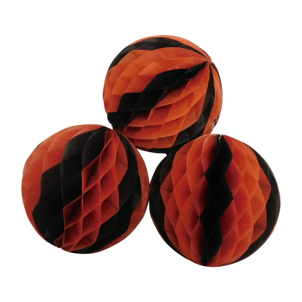 1pza Bola de papel de china decorativa con colores para halloween / gui-635 / R1118