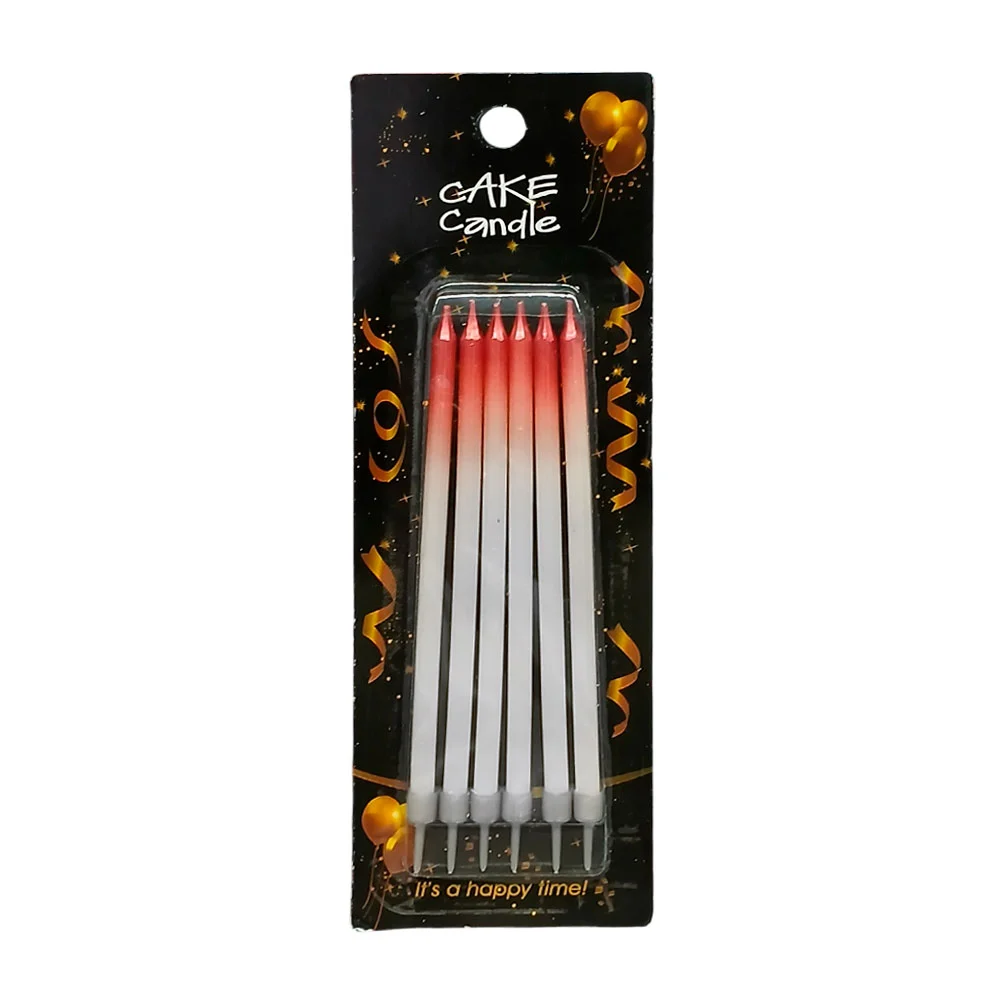 Paquete con 6 velas para pastel, varieda...