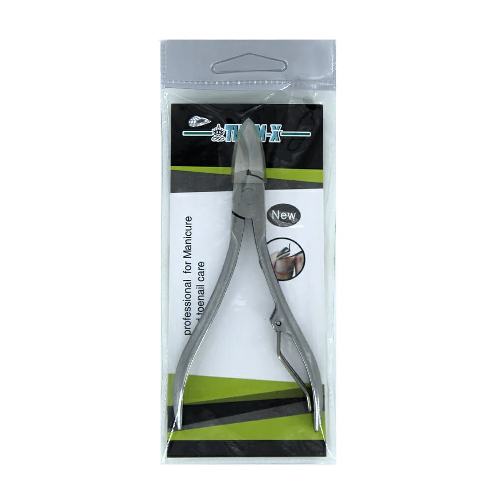 Alicate para manicura y pedicura con tapa pvc hb87117