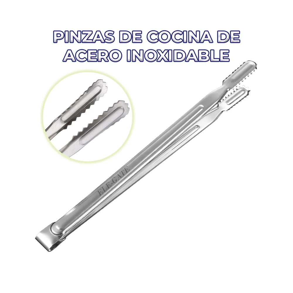 1pza Pinza de acero inoxidable para cocina 33.5cm / hog.149