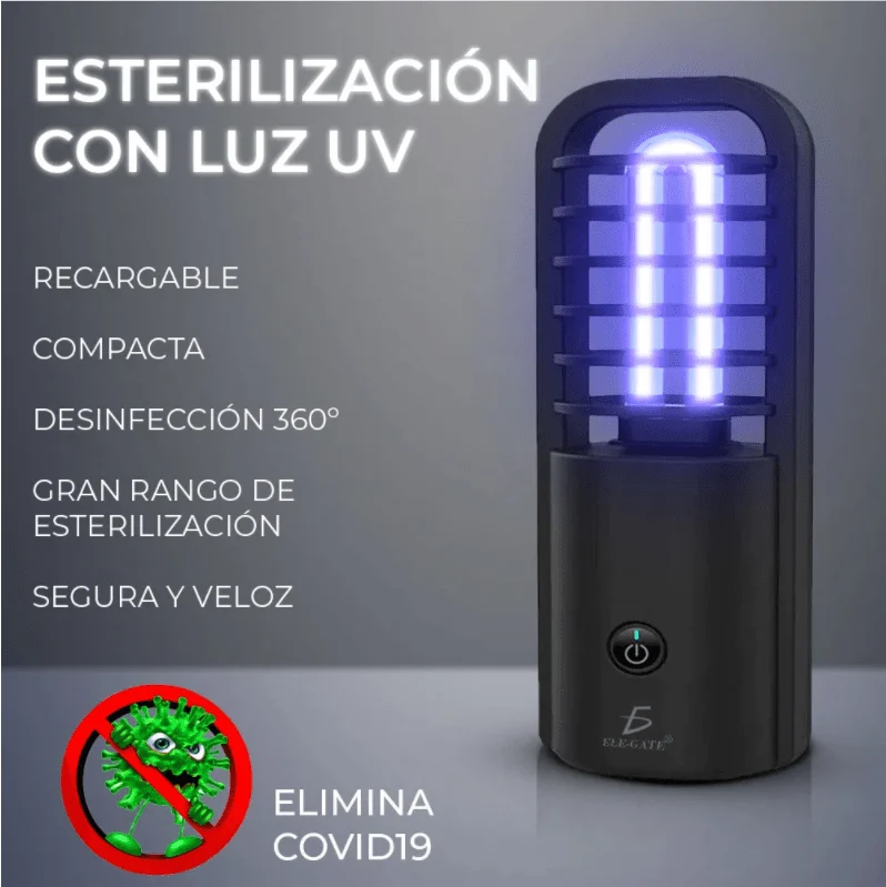 lámpara esterilizadora uv covid