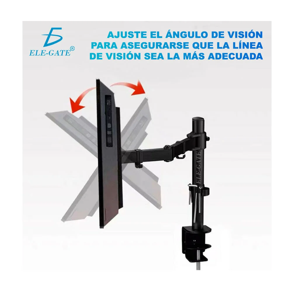 Soporte de mesa para doble monitor de 13...