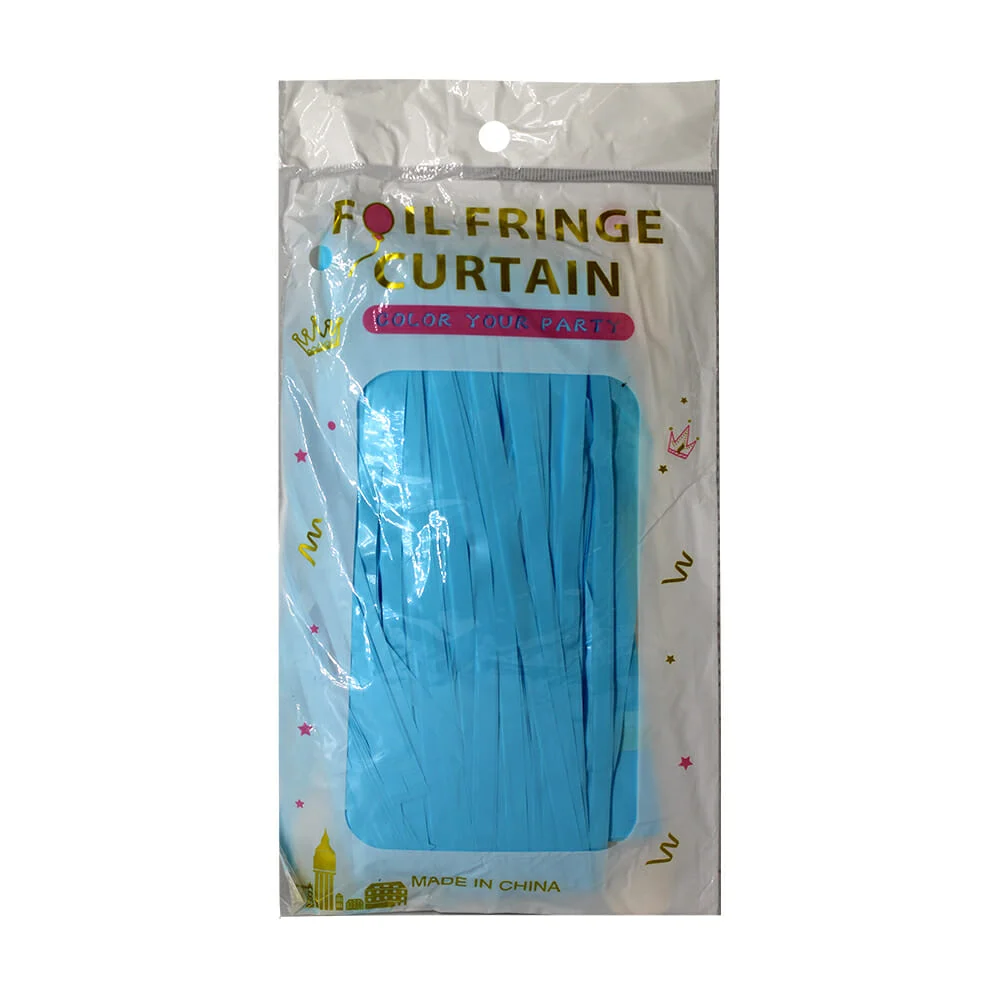 Cortina para baby shower, azul y rosa hw-154