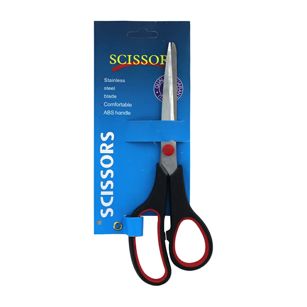 1pza Tijeras scissors stainless steel de 8.5 pulgadas con mango de plástico / 410682 / tjr8564