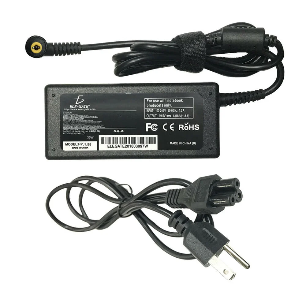 Cargador de punta amarilla para laptop, ...