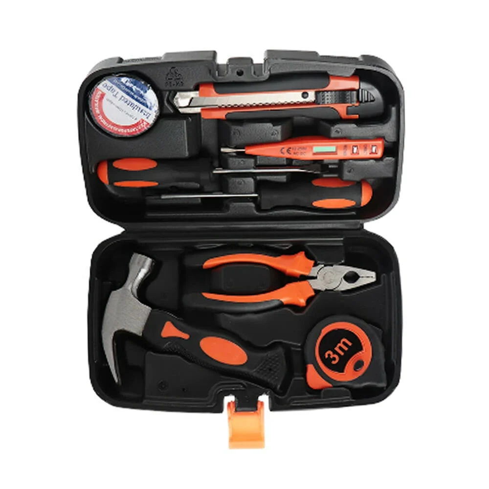 Kit estuche negro portátil con 8 herramientas / tool set / gj-352