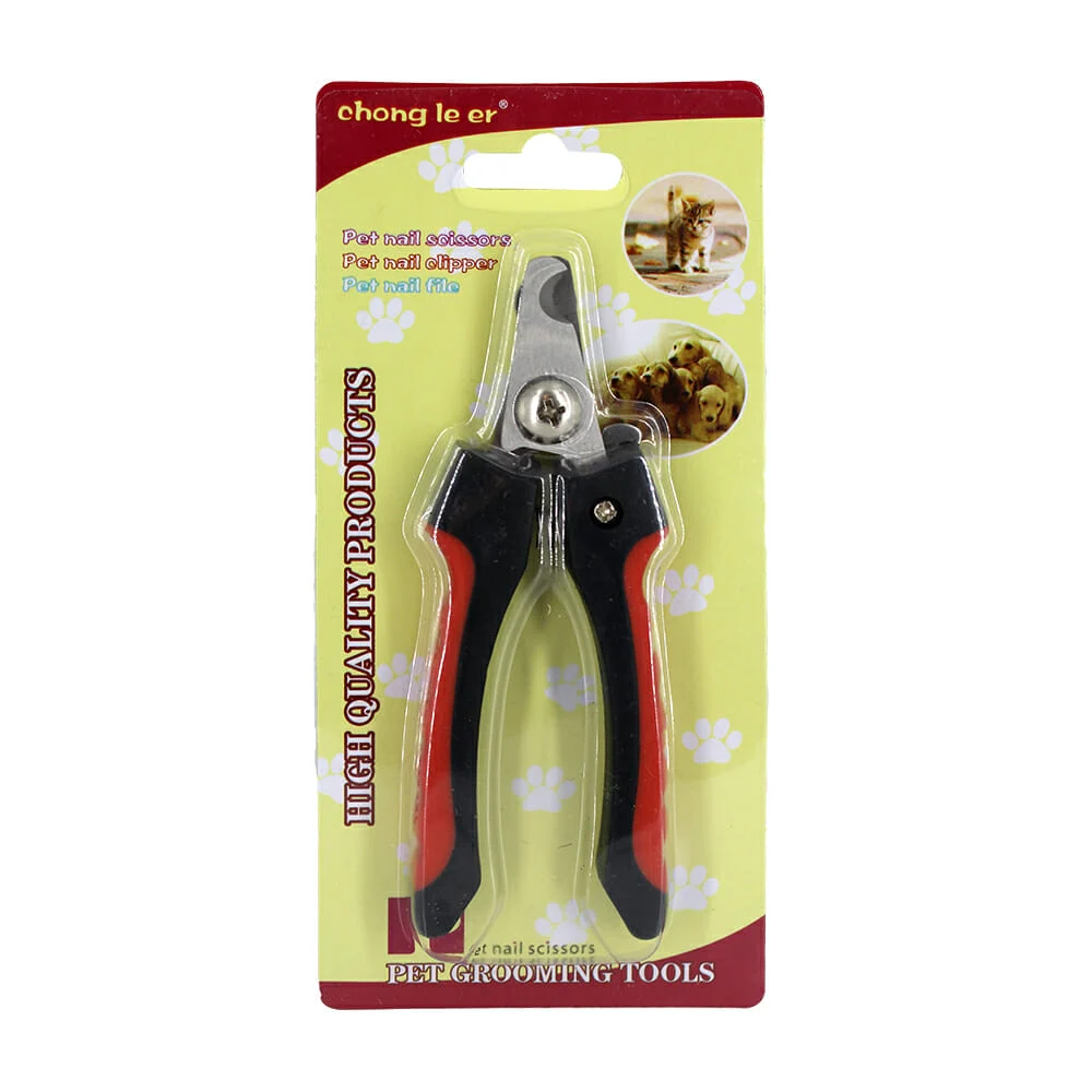 Cortauñas chico chong le er para mascota 13cm, variedad de colores / jr1132