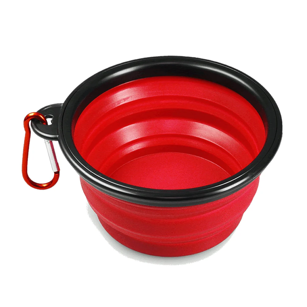 1pza Plato grande plegable para mascota ...