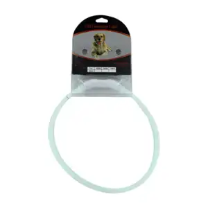 Collar con luces led recargable, 55cm, variedad de colores / jr1658