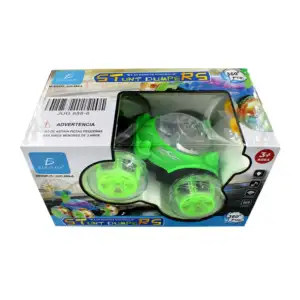 Carro acrobatico con luz y giro 360° a control remoto / stunt dumpe r…