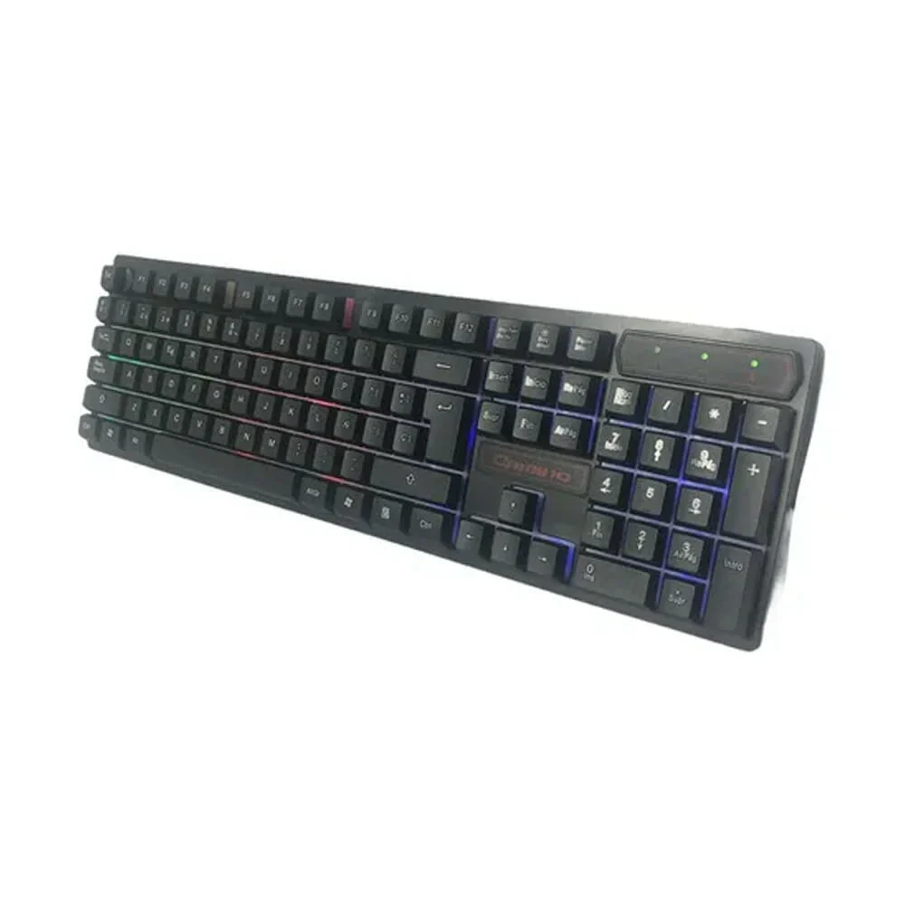 Teclado alámbrico gamer con luz / kb18 ...