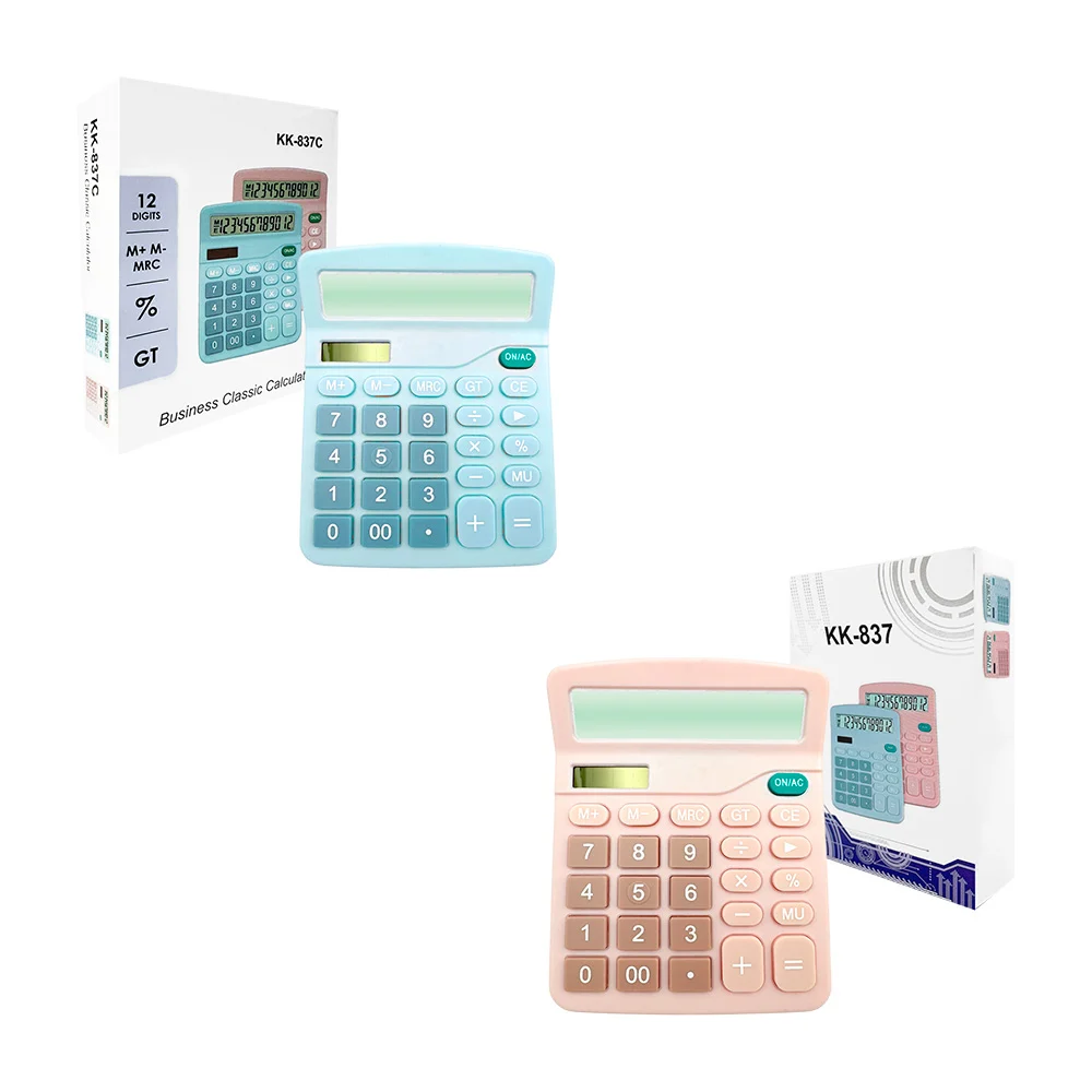 Calculadora electrónica con pantalla di...