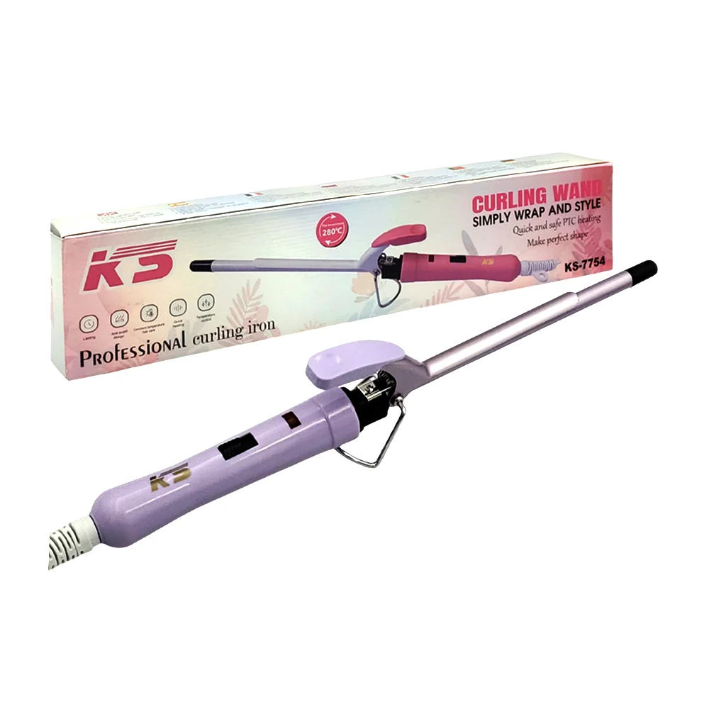 Pinza rizadora delgada, acero inoxidable...