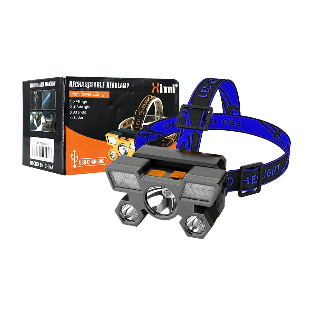 Lámpara led xinmi recargable tipo miner...