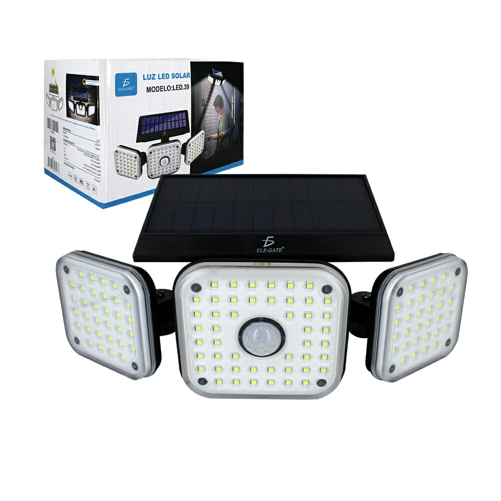 Set de 3 lámparas solares giratorias + ...