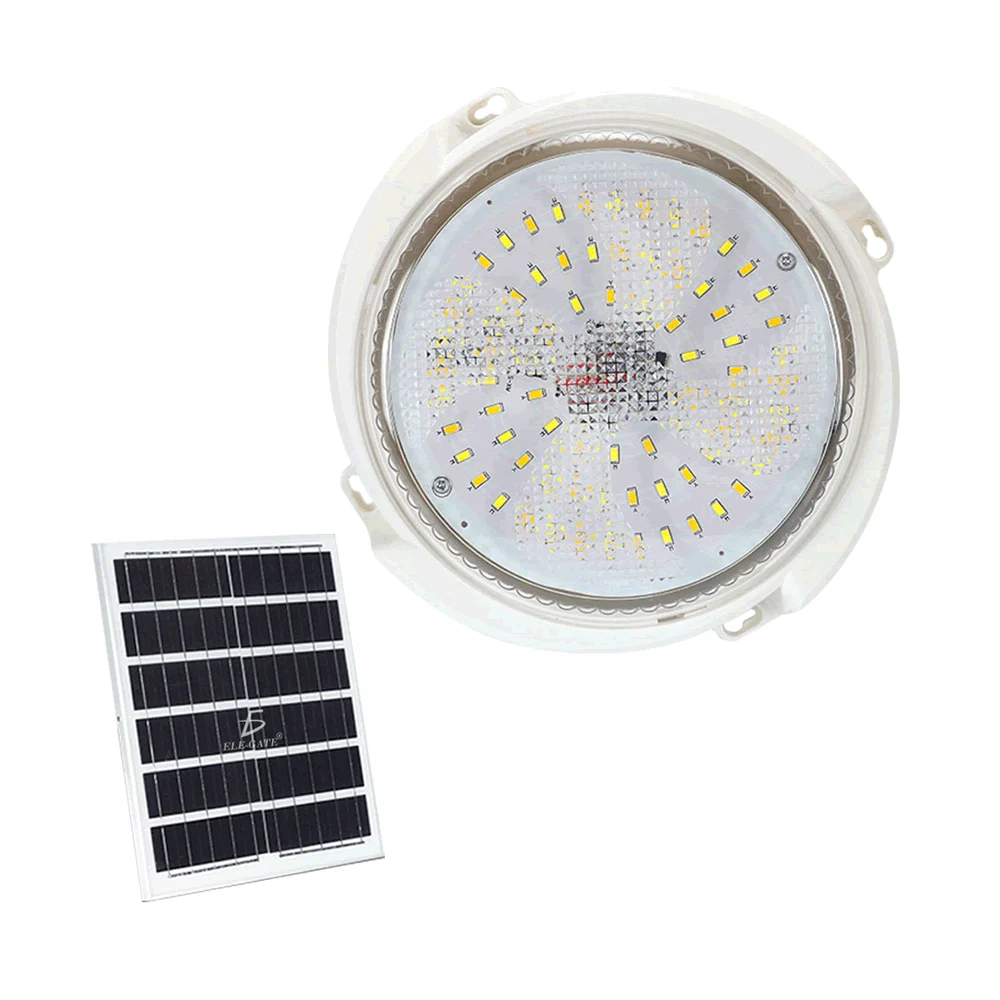 Lámpara led solar para exterior con con...
